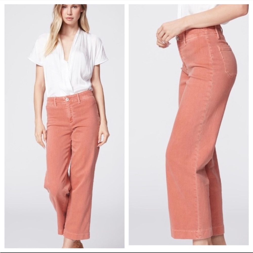 PAIGE Nellie Culotte High Rise Wide Leg Pants